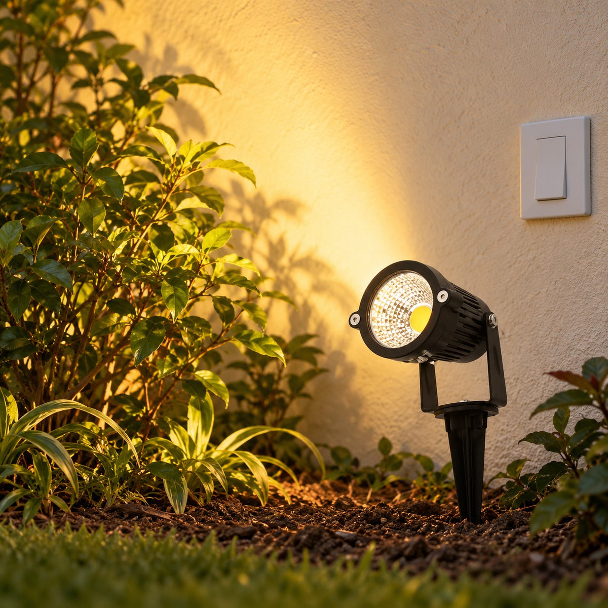 Mains And Solar Garden LED Spike Lights - 5W Zoom With Spike, 9W Zoom Spike, 5W COB Outdoor Spike