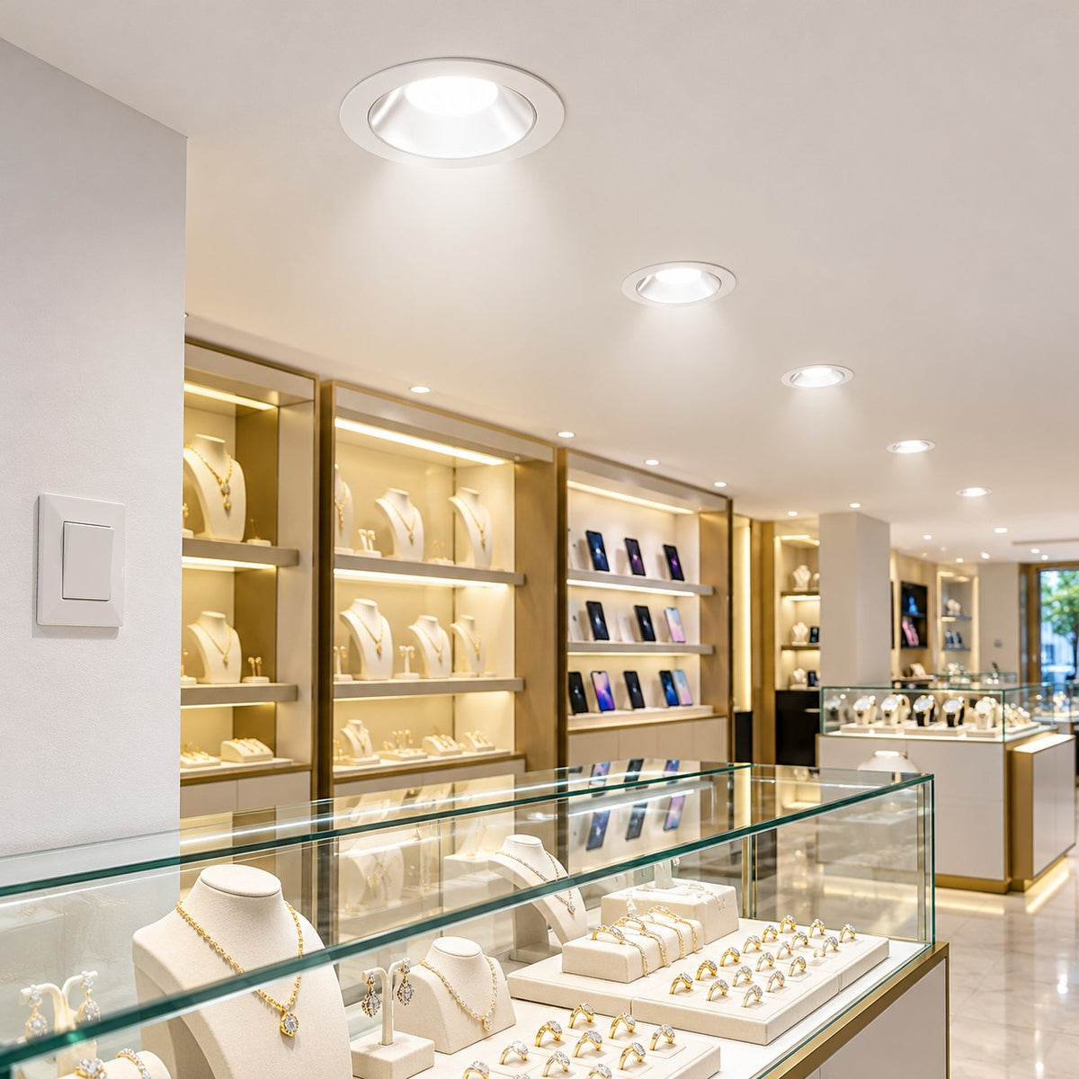 Recessed LED Spot Lights / Higher Power And Other Models - 13W Deep Down Lighter, 18W Deep Down Lighter