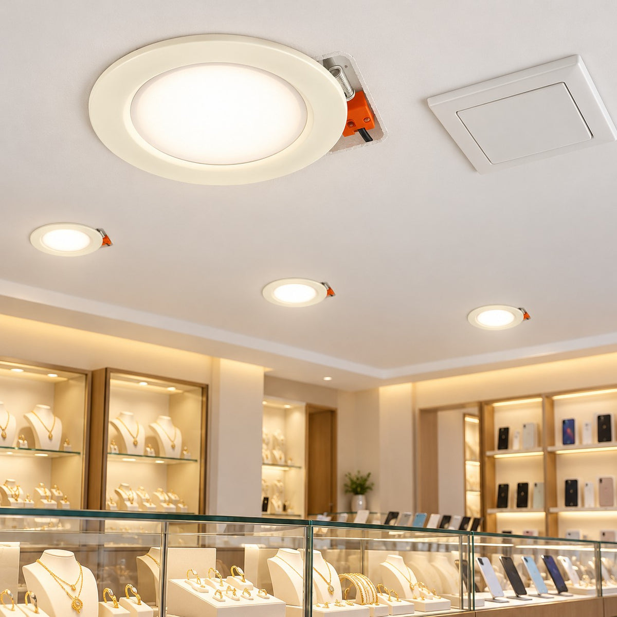 Recessed LED Spot Lights / Higher Power And Other Models - 7W Big Junction Box Spot