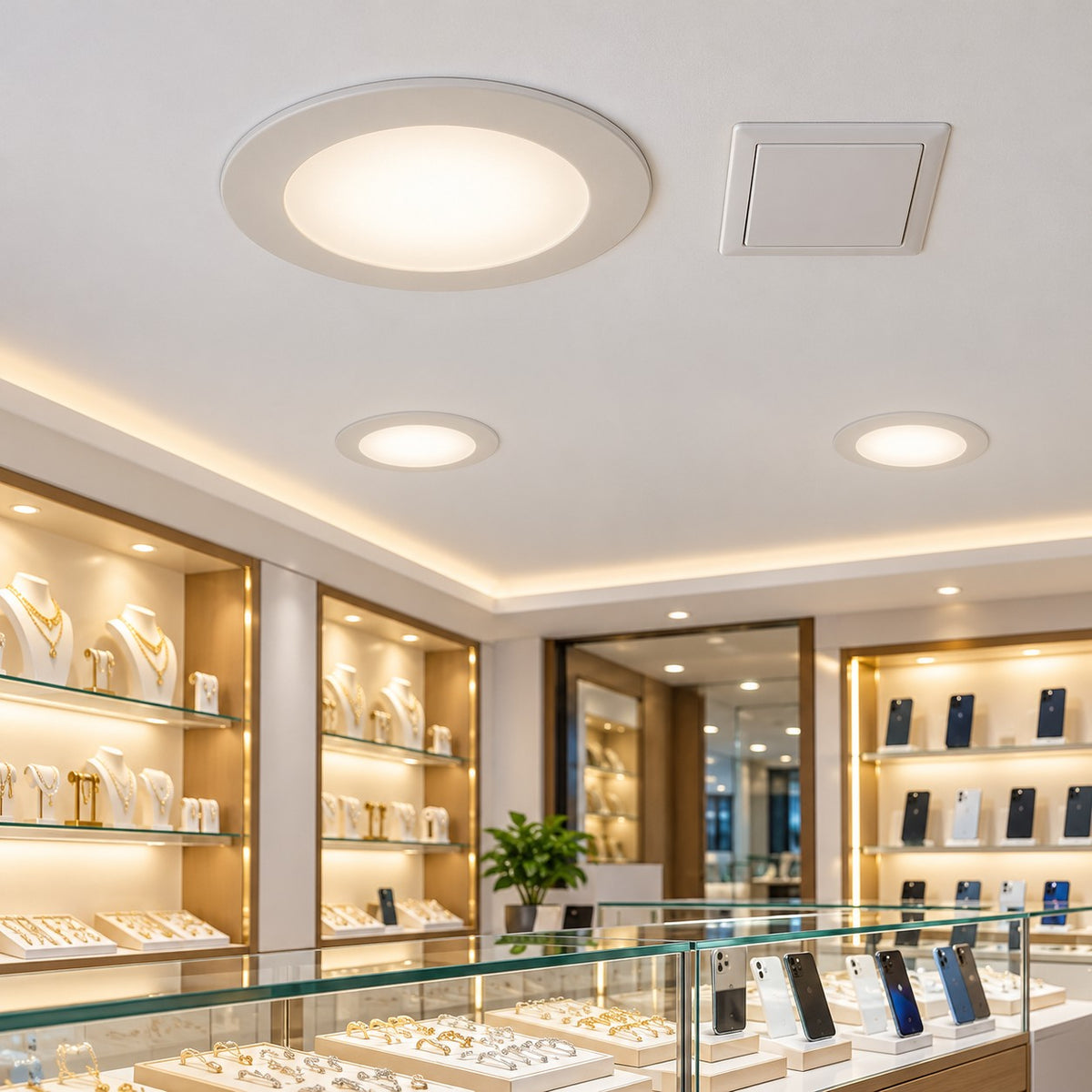 Recessed LED Spot Lights / Higher Power And Other Models - 10W Plasto Eco Spot Series, 15W Plasto Eco Spot Series, 25W Plasto Eco Spot Series, 9W Eco Junction Box