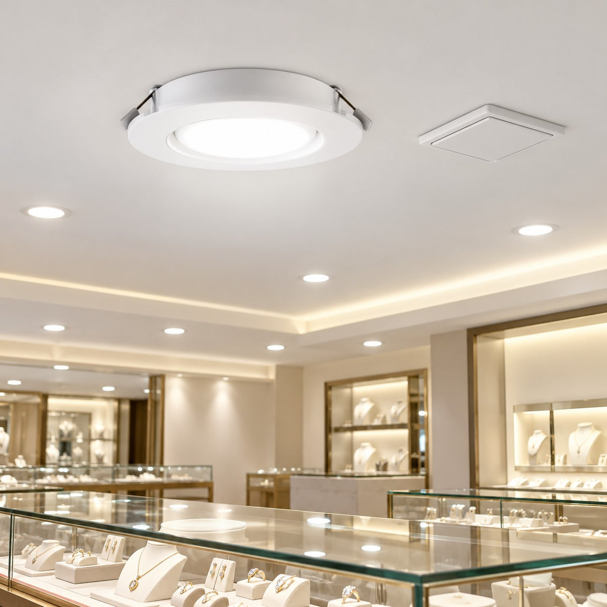Recessed LED Spot Lights / Higher Power And Other Models - 7W Supra Junction Box, 7W Supra Junction Box / Design 1, 7W Supra Junction Box / Design 2