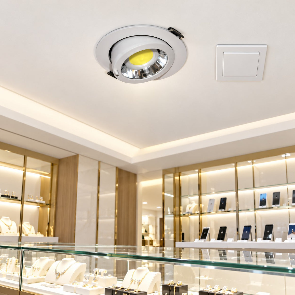 Recessed LED Spot Lights / Higher Power And Other Models - 11W COB Deep Downlighter