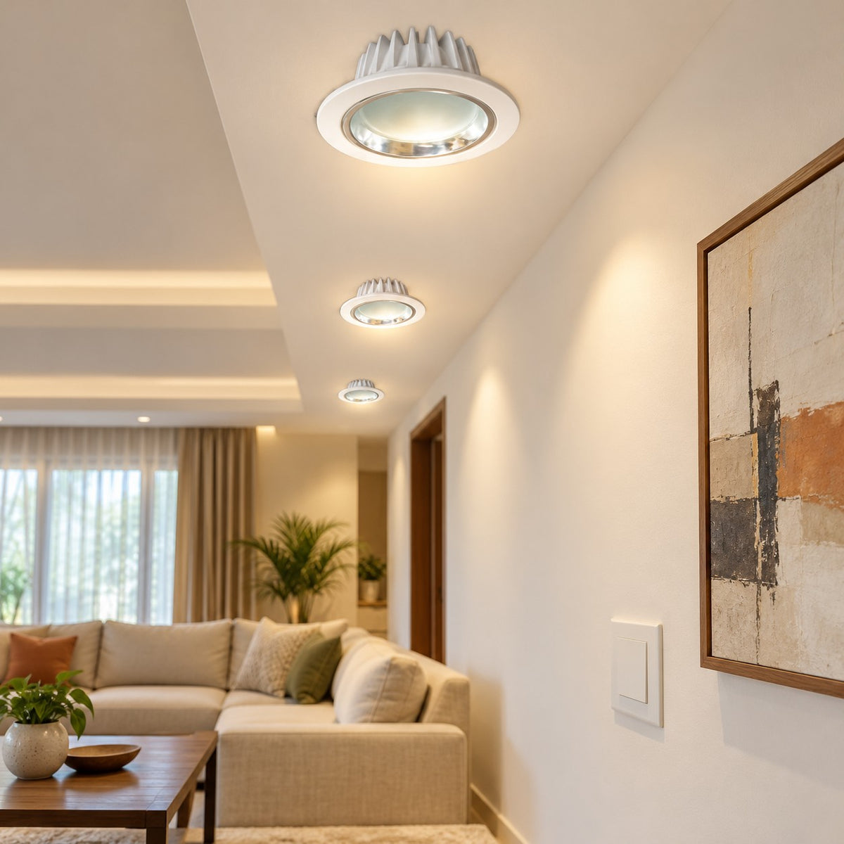 Recessed LED Spot Lights And Downlights – Up To 5W - 3W Round Downlighter