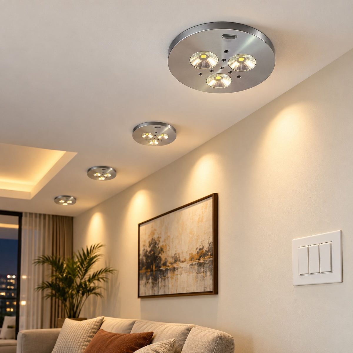 Recessed LED Spot Lights And Downlights – Up To 5W - 3x1W Sliko Surface