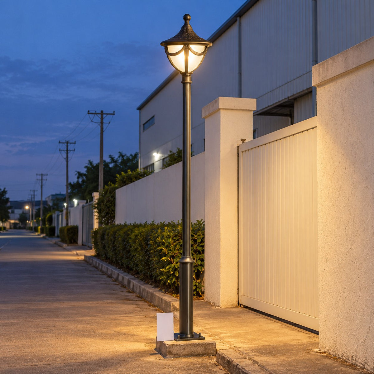 Outdoor LED Street Lights - 58W Victorian Street Light Philips Chip