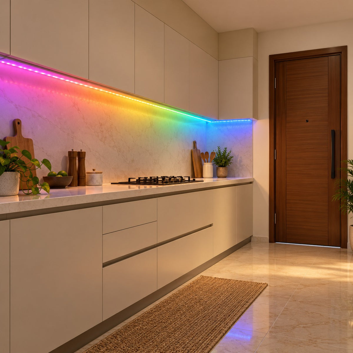 LED Strip Light Reels And Matching Accessories – 220V - 6W 240 LED 220V 3014 Strip IP44 Cuttable