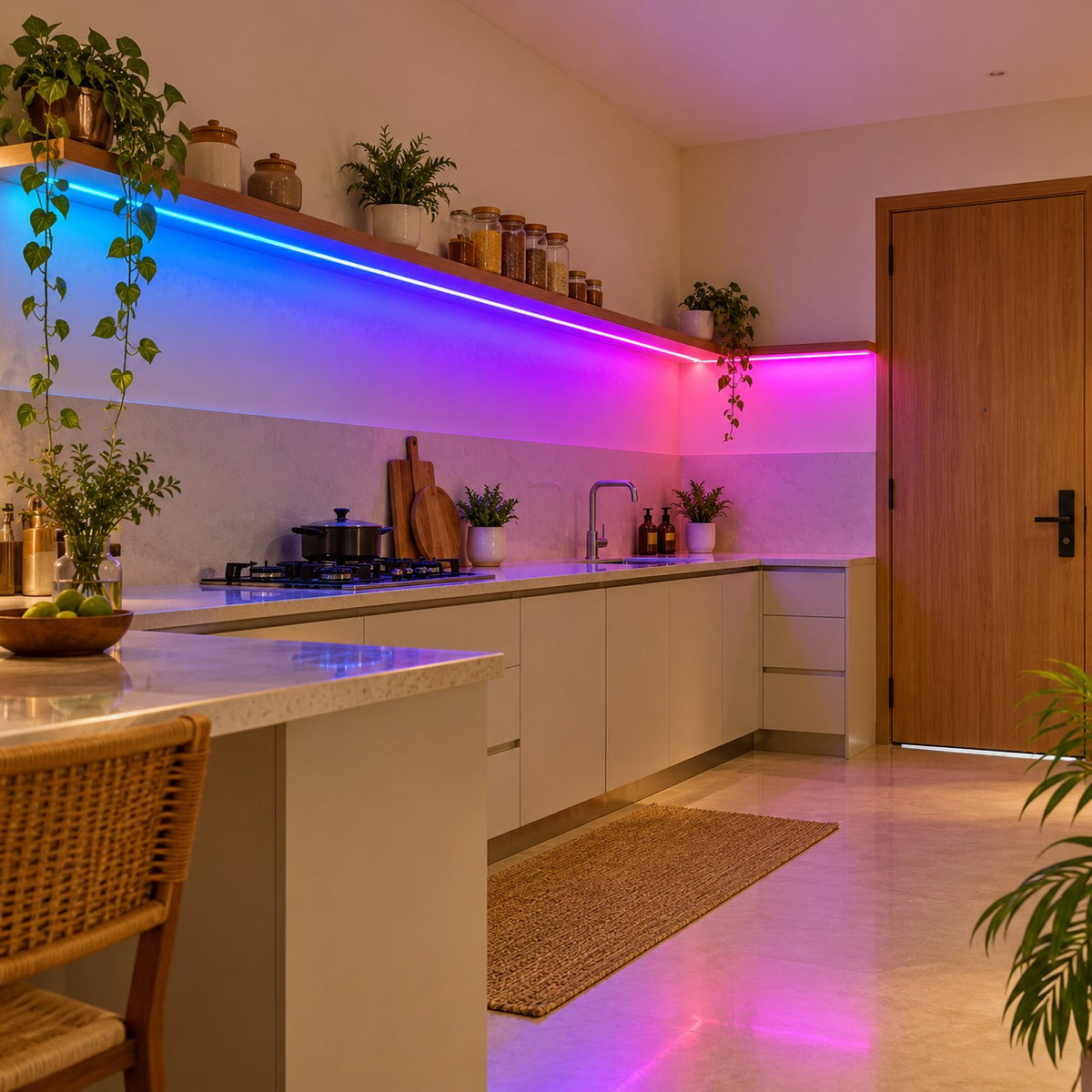 LED Strip Light Reels And Matching Accessories – 220V - 220V Neon Rope 48 LED Rgb36