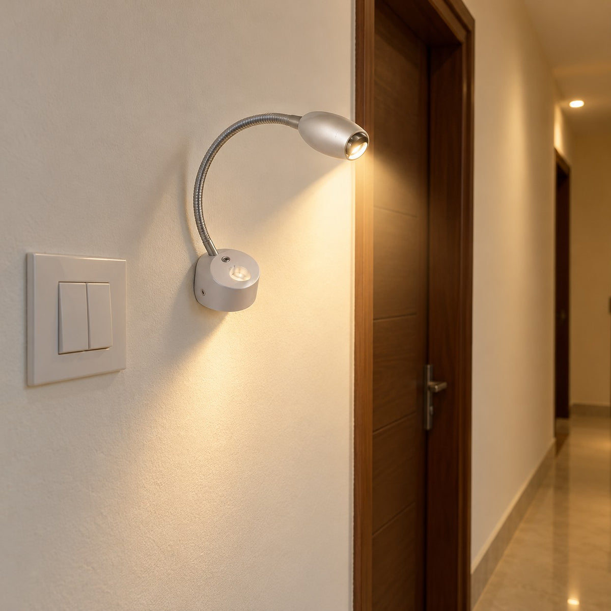 Surface LED Cylinders And Bedside Reading Lights - 1x3W Bed Side Economy