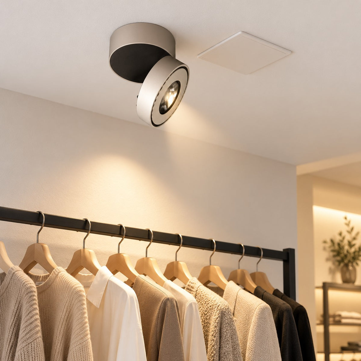 LED Surface Spot Lights - 12W Telespic Round