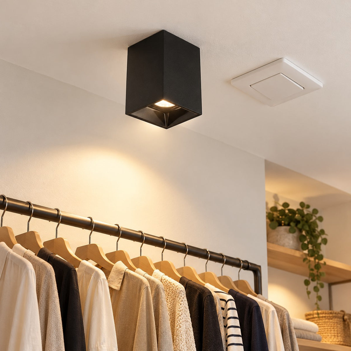 LED Surface Spot Lights - 12W Square Surface Fixture / Black, 30W Square Surface Fixture / Black, 20W Square Surface Fixture / Black, 12W Square Surface Fixture, 20W Square Surface Fixture, 30W Square Surface Fixture