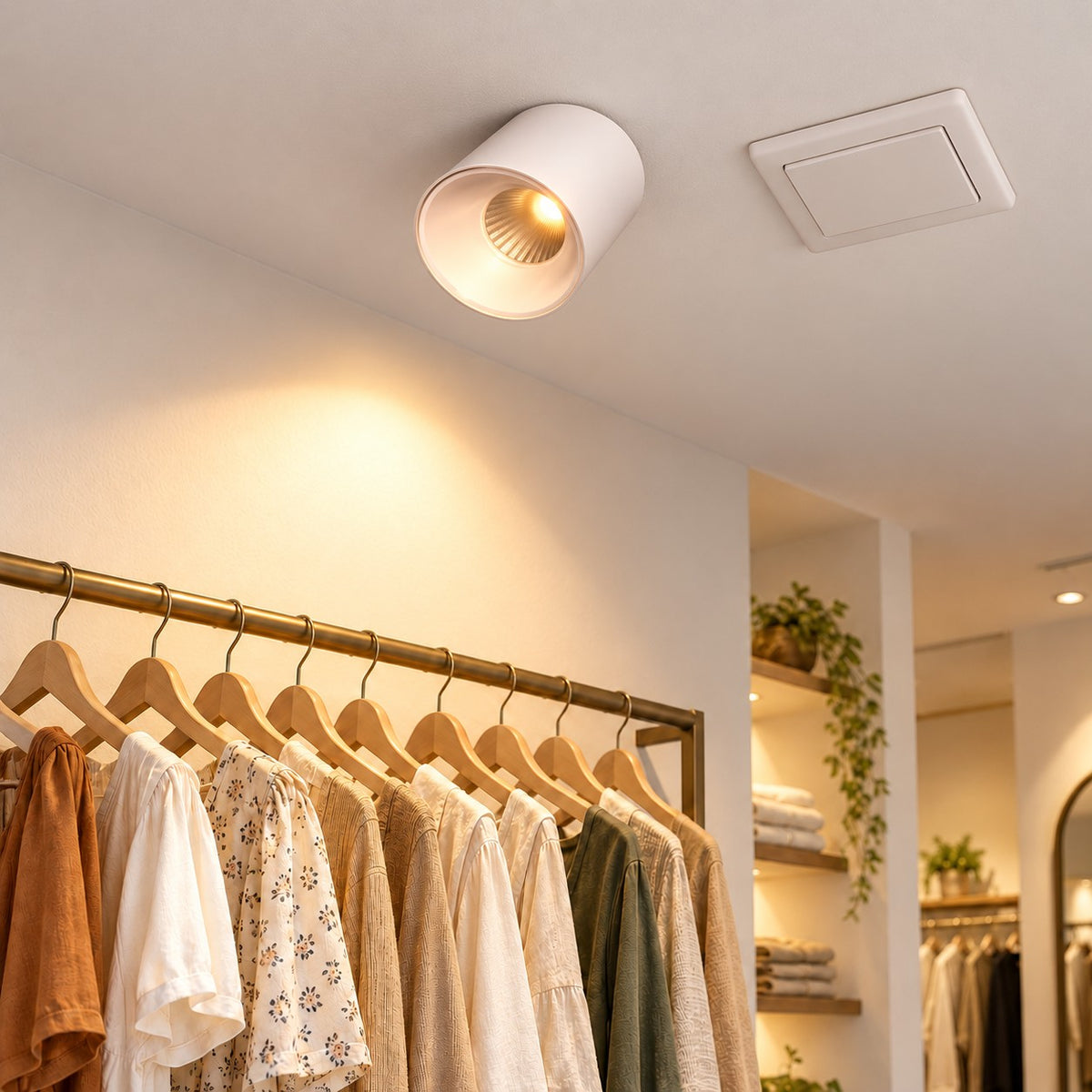 LED Surface Spot Lights - 12W Round Surface Fixture / White, 30W Round Surface Fixture / White, 20W Round Surface Fixture / White