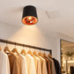 LED Surface Spot Lights - 12W Round / Rose Gold + Black
