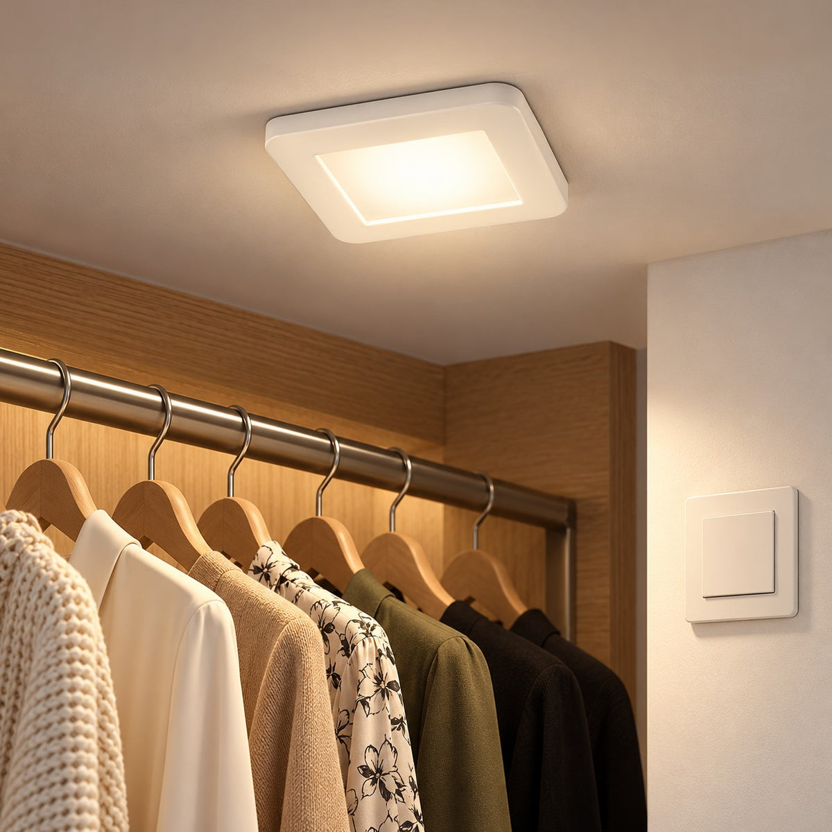 LED Surface Spot Lights - 3W Micra Surface Square