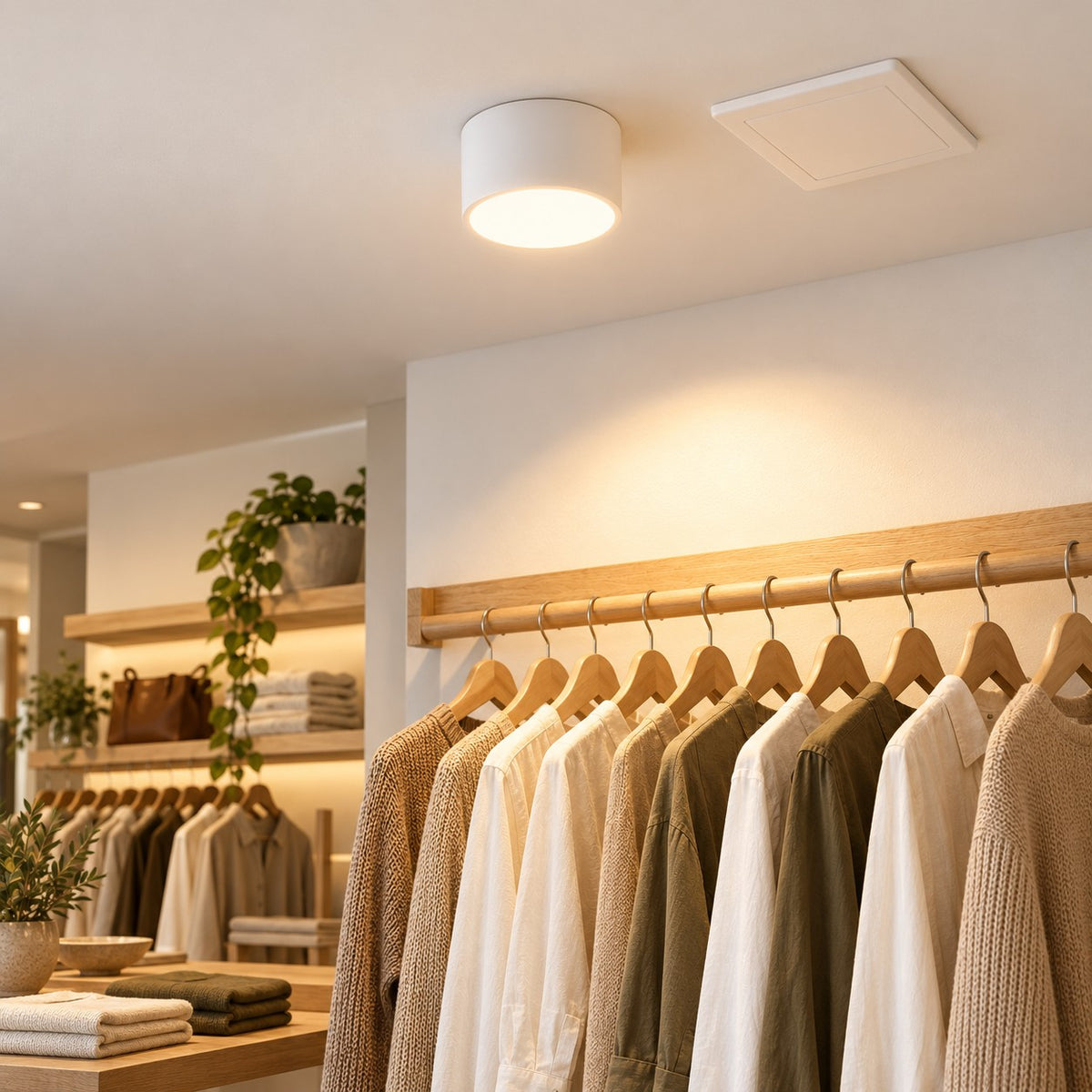 LED Surface Spot Lights - 3W Frosted Surface Spot