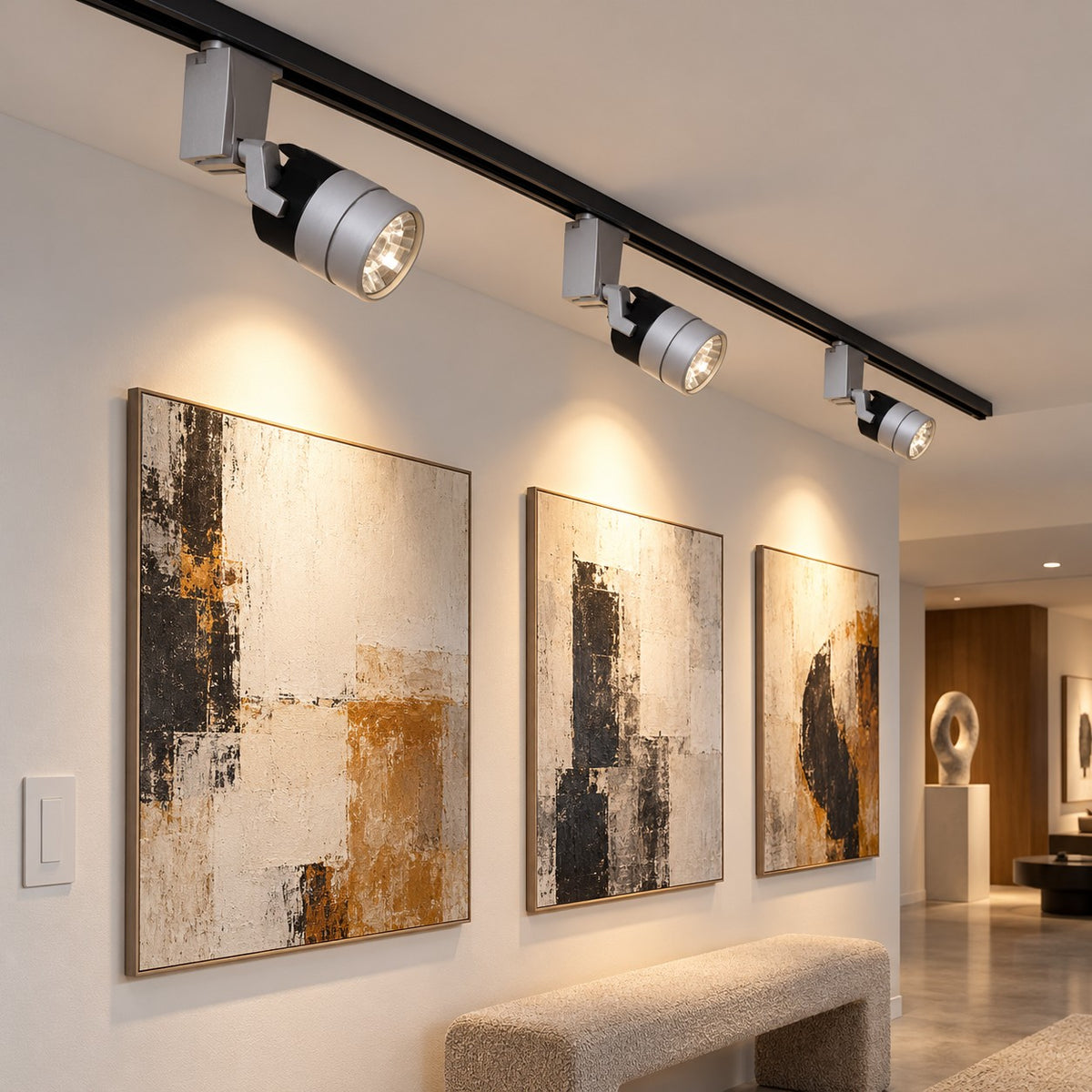 Adjustable LED Track Lights, Rails / Additional Designs - 20W Iball Track