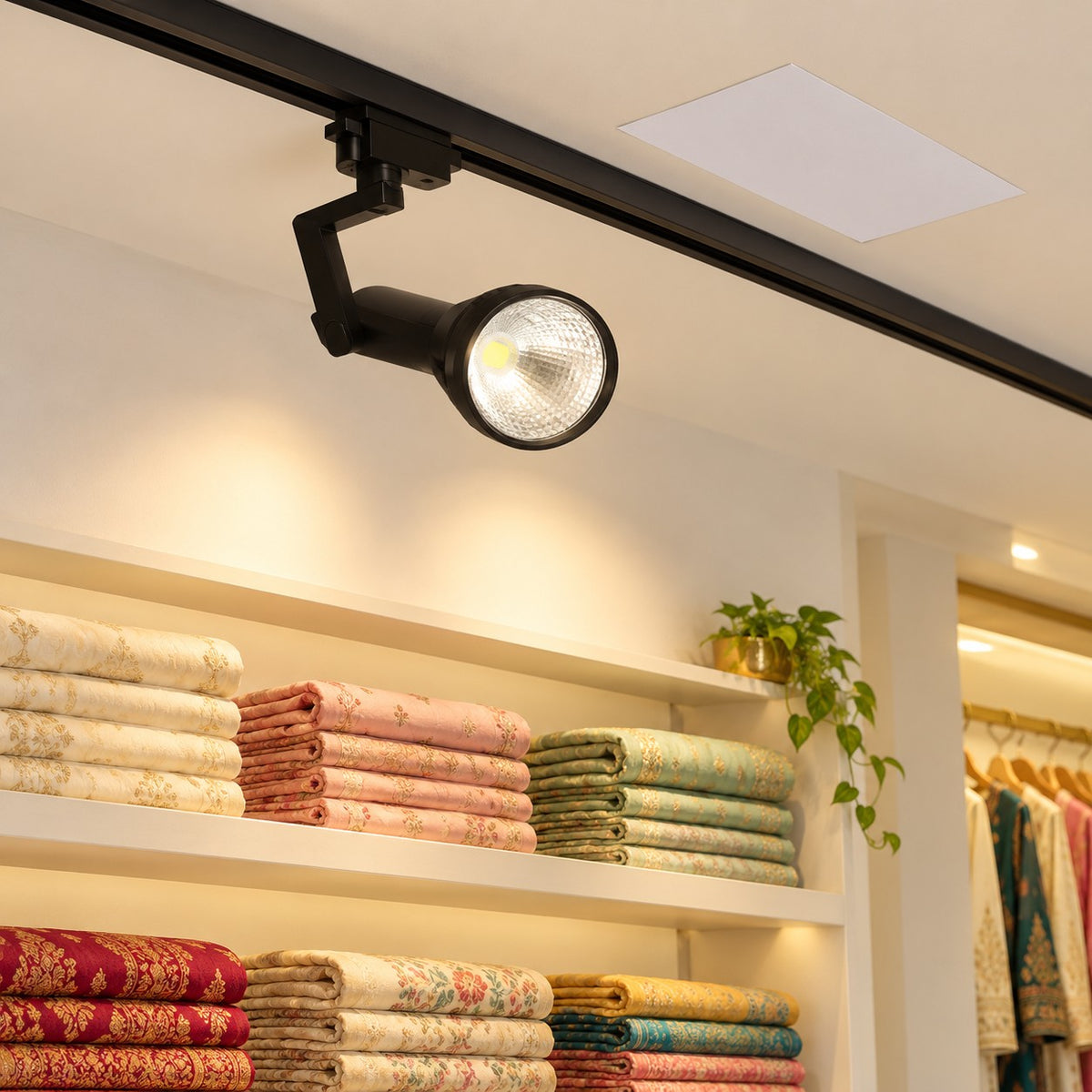 Adjustable LED Track Lights, Rails And Connectors - 7W COB Track