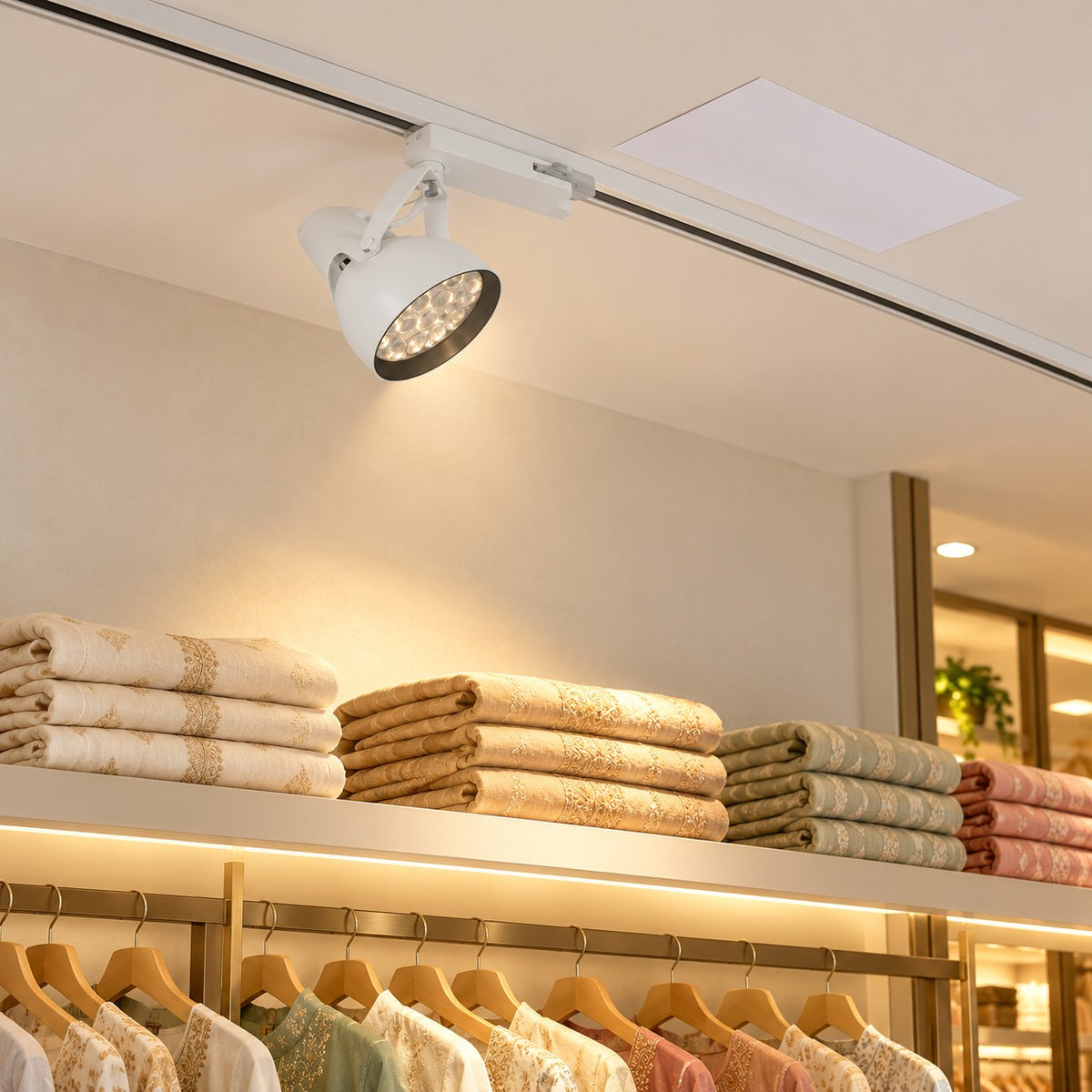 Adjustable LED Track Lights, Rails And Connectors - 12W Track