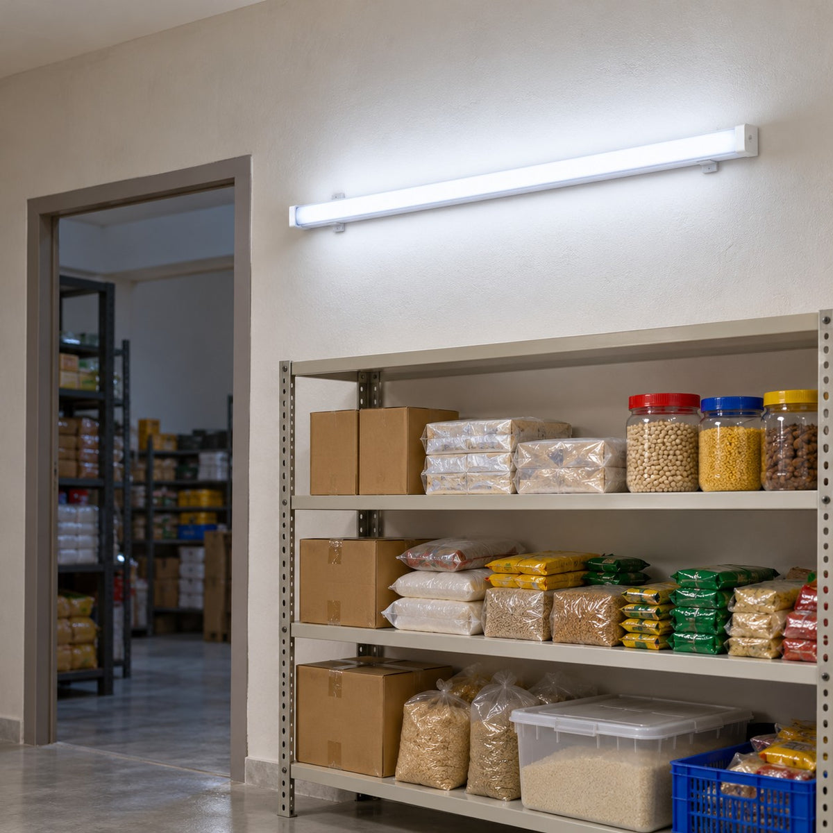 Indoor And Waterproof LED Tubes And Battens - 18W Waterproof Square Outdoor Tube, 36W Waterproof Square Outdoor Tube