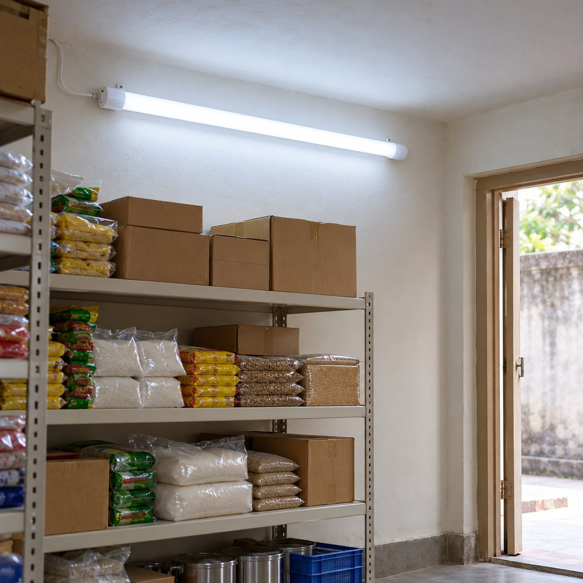 Indoor And Waterproof LED Tubes And Battens - 10W T8 Tube Fixture 2Ft Side Cord