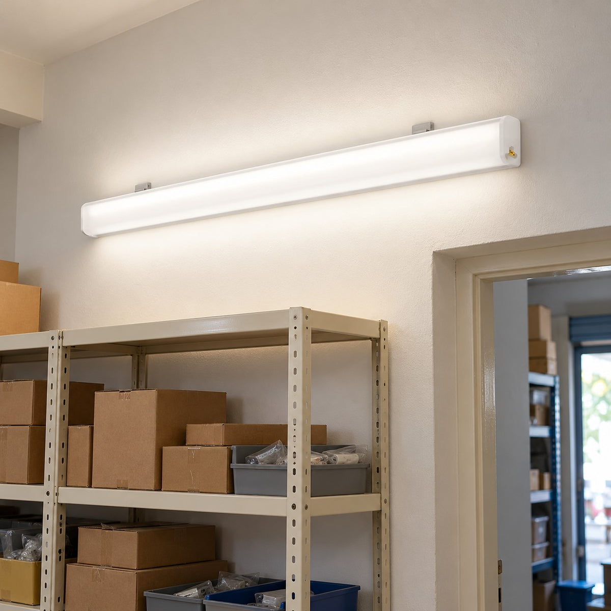 Indoor And Waterproof LED Tubes And Battens - 5W T5 Primo Fitting, 10W T5 Primo Fitting, 15W Eco Square Tube Fixture Centre Cord