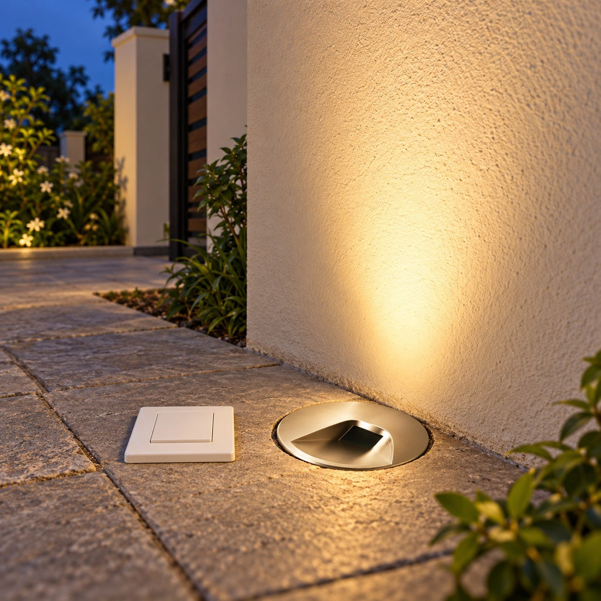 LED Underground And Ground Burial Lights - 3W 4Way In Ground Multidirectional Round