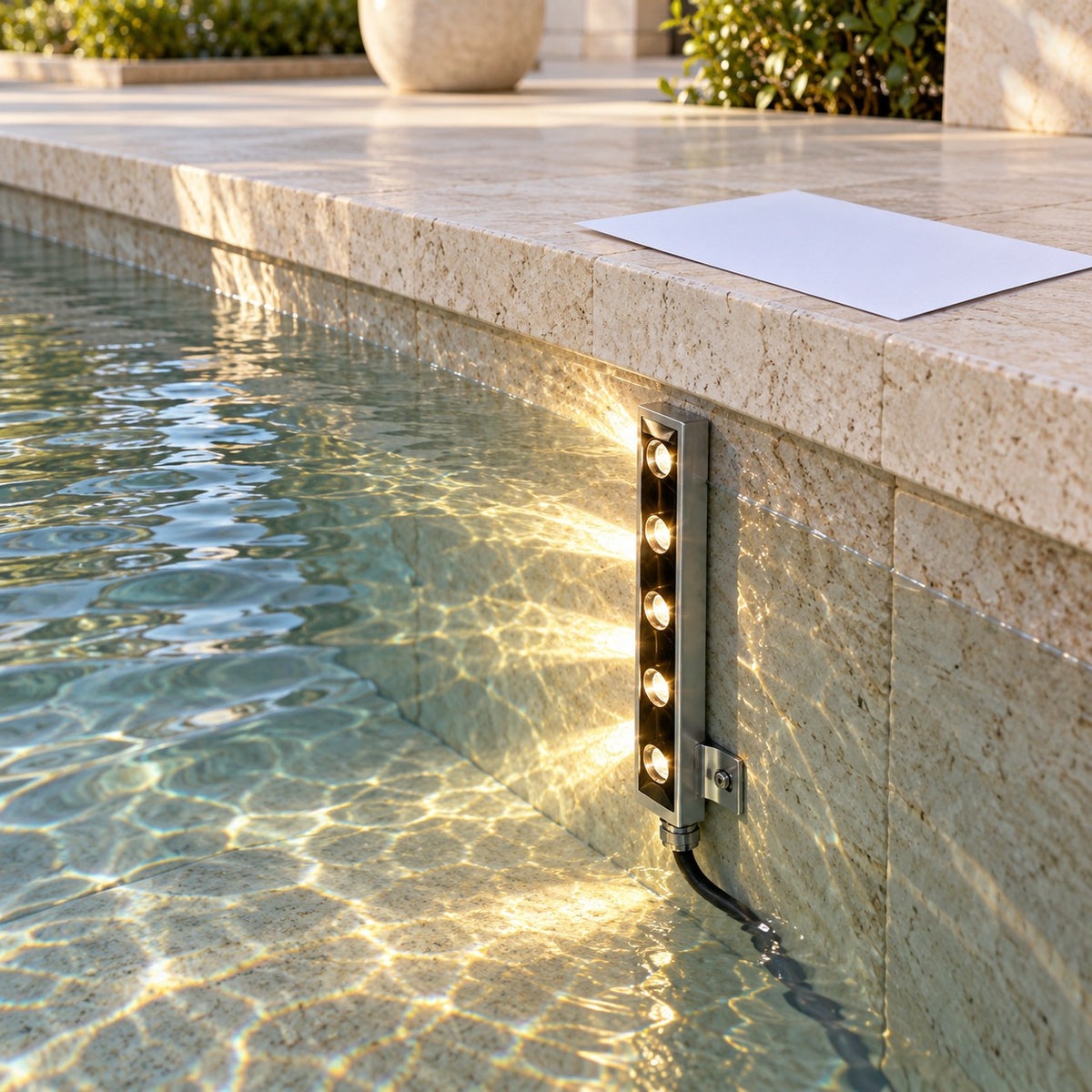 LED Underwater And Fountain Lights - 18W Under Water Wall Washer With Remote