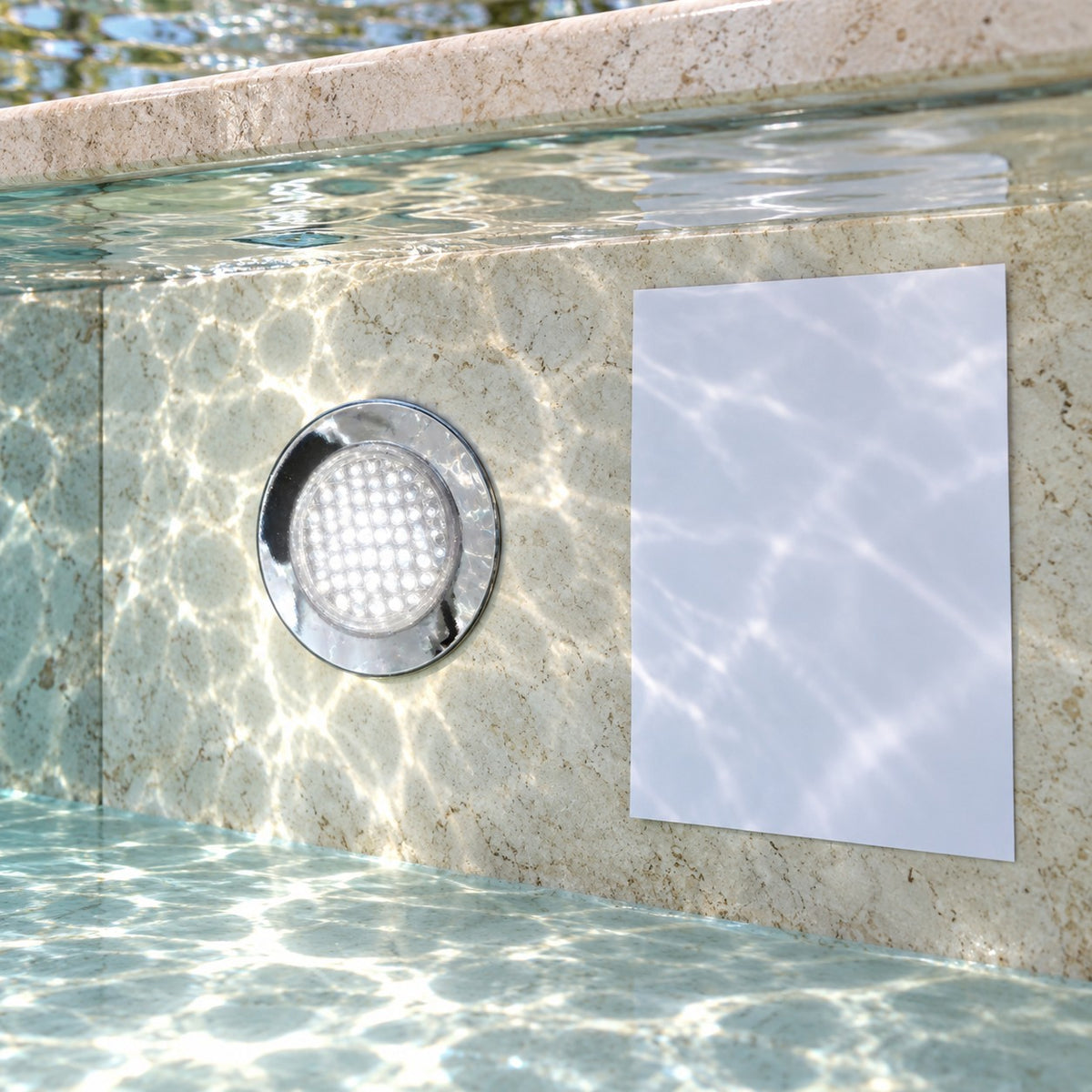 LED Underwater And Fountain Lights - 12V 3W Mini Underwater Pool Light IP68