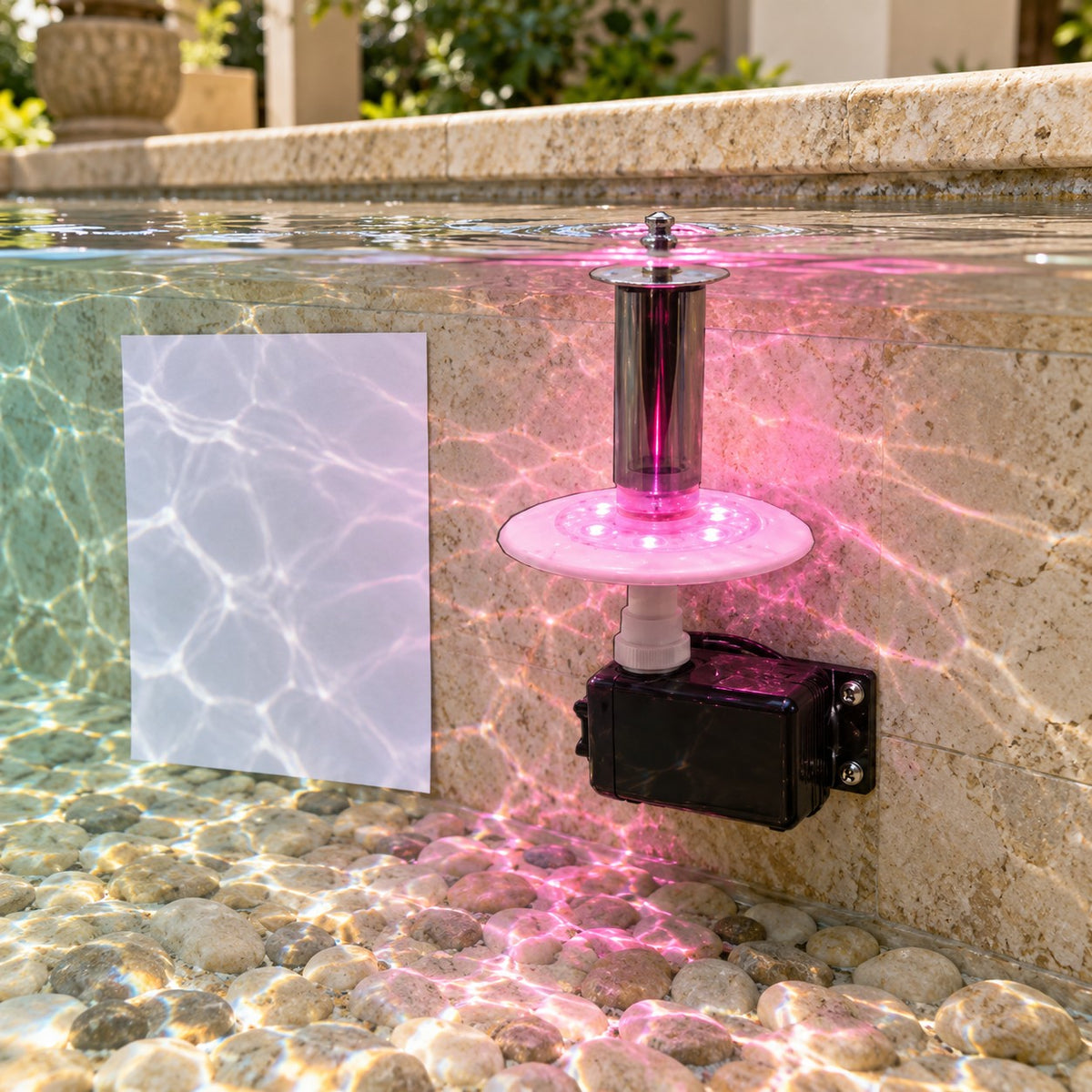 LED Underwater And Fountain Lights - 18W Fountain Light With Nozzle Motor