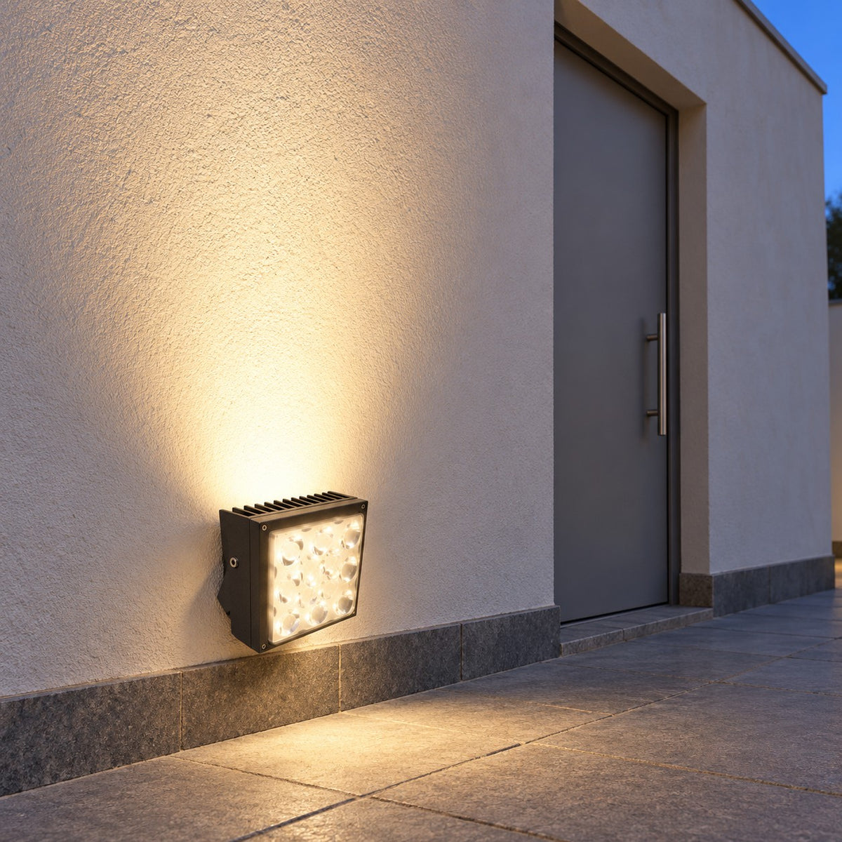 Outdoor LED Wallwasher And Beam Lights - 36W Taurus Square Outdoor Beam Light