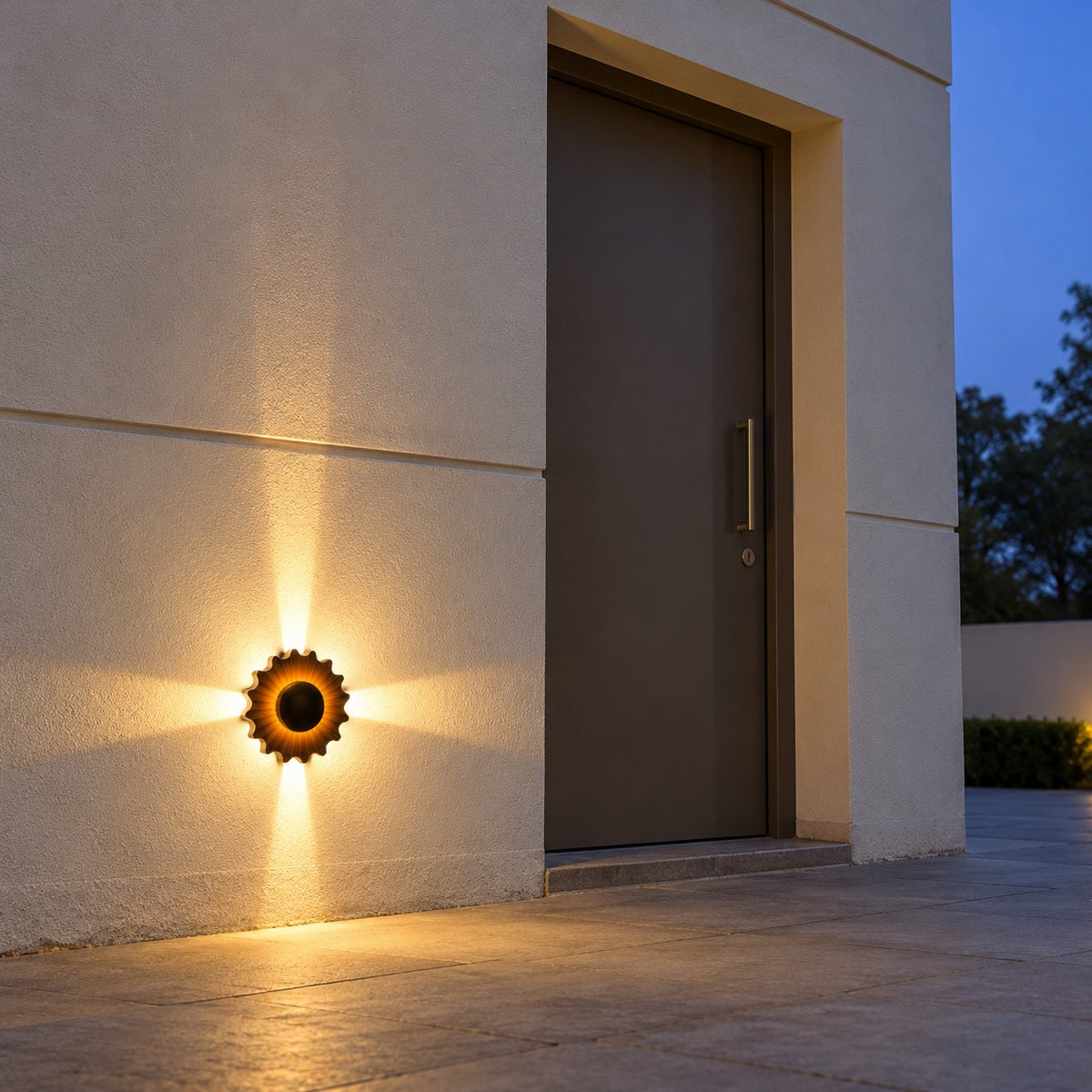 Outdoor LED Wallwasher And Beam Lights - 7W Beamer 4 Way Outdoor Light
