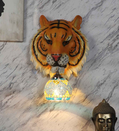 Shera Yellow Acrylic Wall Light | LION | Included Bulb | Eliante by Jainsons Lights