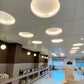 Restaurant cove lighting and pendant lights at Park Oasis, Jaipur