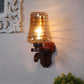 Shyrix Red Wood Wall Light  | E27 holder | without Bulb | 1010-1W | Included Bulb | Eliante by Jainsons Lights