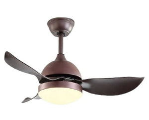 JS-LXR Modern AC 34" Ceiling Designer Fans with Light SLR0009-Oil Rubbed Bronze