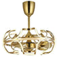 JS-LXR Modern BLDC 26” Ceiling Chandelier Fans SLR0022-Gold