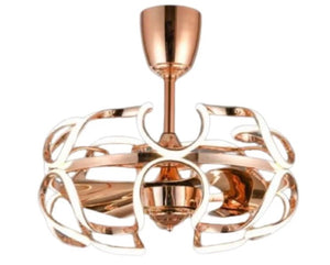 JS-LXR Modern BLDC 26” Ceiling Chandelier Fans SLR0023-Rose Gold