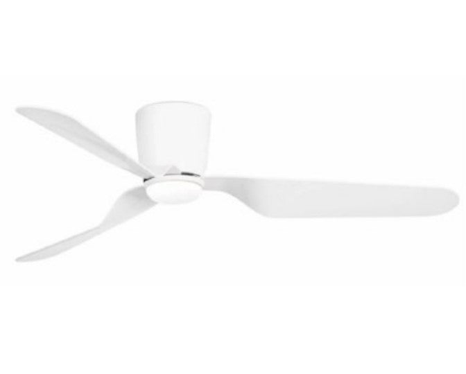 JS-LXR Modern BLDC 52" Ceiling Designer Fans with Light SLR0046-Matt White