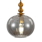 JSPHILO 4-345-1xE27-Smoke Impressions Glass Hangings