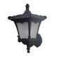 Small Black Metal Outdoor Wall Light | 0066-wall small | Included Bulb | Eliante by Jainsons Lights