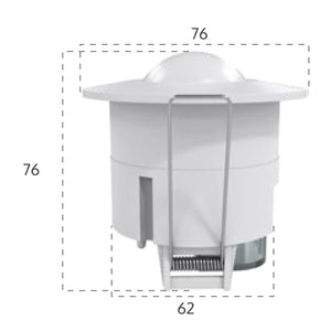 SN-MW753 Ceiling Recessed Microwave Motion Sensor