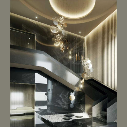 SOUL Engraved Crystal Disc Suspension Collection – full view