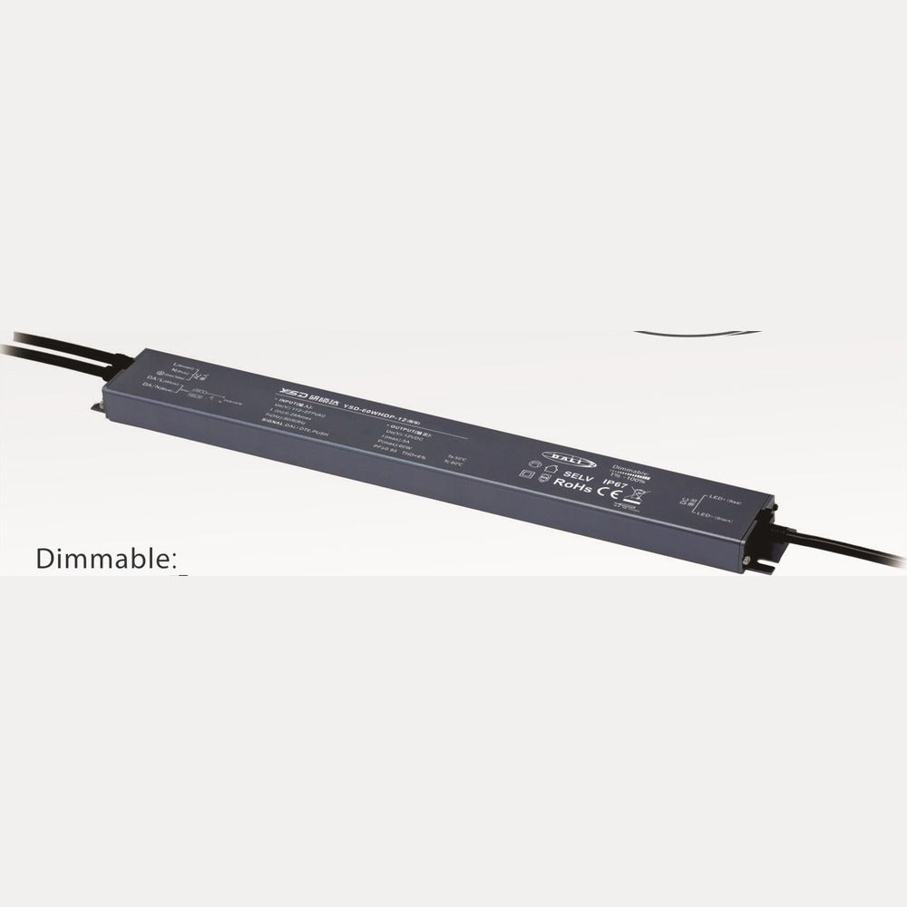 YSD DALI DT6 LED Power Supply – IP20 and IP67 (DF Series) — 12V/24V, 60W-250W, IP20, IP67