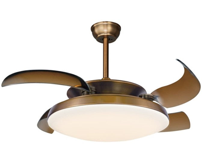 JS-LXR Classic BLDC 42” Ceiling Chandelier Fans SS0004-Oil Rubbed Bronze