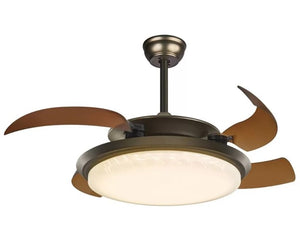 JS-LXR Classic BLDC 42” Ceiling Chandelier Fans SS0005-Antique Bronze