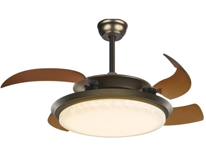 JS-LXR Classic BLDC 42” Ceiling Chandelier Fans SS0005-Antique Bronze