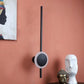 ELIANTE Black Iron Base Yellow Acrylic Shade Wall Light - Stick-Moon-1W - Inbuilt LED