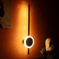 ELIANTE Black Iron Base Yellow Acrylic Shade Wall Light - Stick-Moon-1W - Inbuilt LED