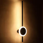 ELIANTE Black Iron Base Yellow Acrylic Shade Wall Light - Stick-Moon-1W - Inbuilt LED