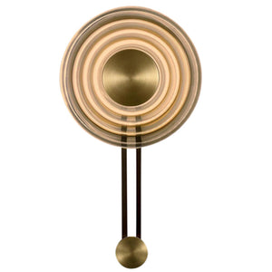 JS-SCH Sunbell Wall Lamp Brush Brass 6w Luxury Wall lights
