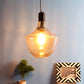 Black Metal Hanging Light - SURAJ-MEDIUM-1P - Included Bulb